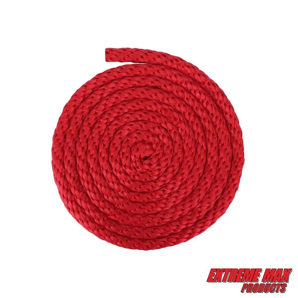 Extreme Max Extreme Max 3008.0142 Solid Braid MFP Utility Rope - 5/8" x 100', Red 3008.0142 - main
